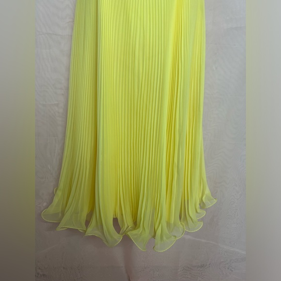 Vintage Miss Elliette bright yellow midi dress - Picture 2 of 7